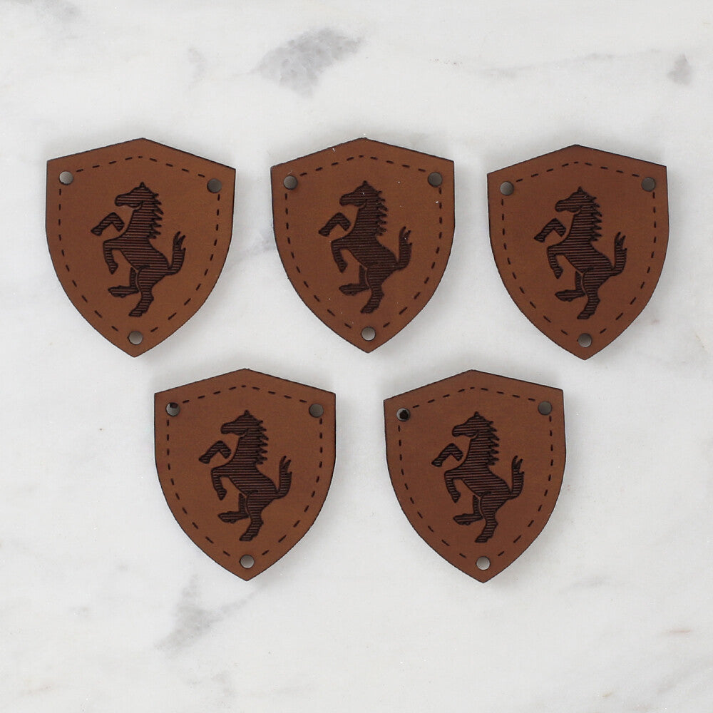 Loren Crafts Figürlü Deri Arma 5 Adet - 1583